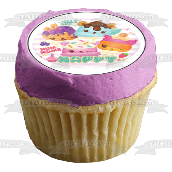 Num Noms so Sweet Edible Cupcake Topper Images ABPID00535