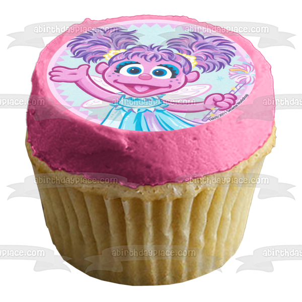 Sesame Street Big Bird Elmo Cookie Monster Abby Cadabby Bert and Ernie Edible Cupcake Topper Images ABPID04254