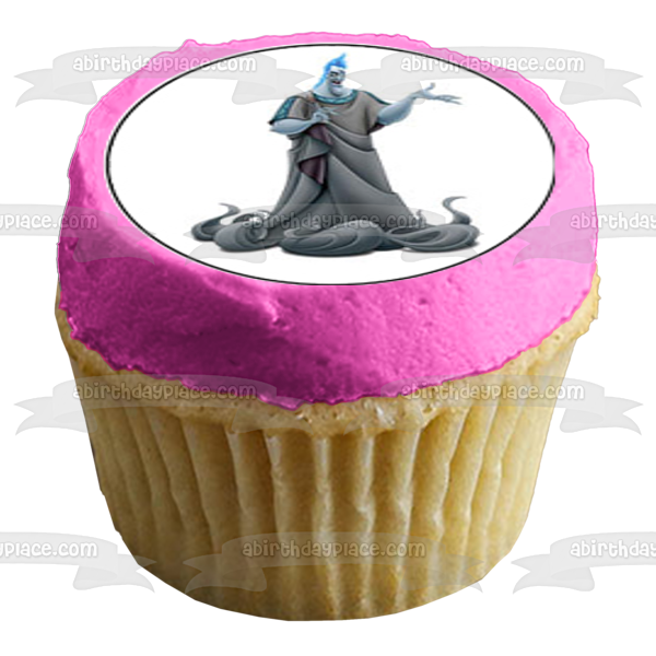 Disney Villains Scar Hades Jafar Mother Gothel Pete Cruella De Ville Frollo Evil Queen Evil Stepmother Lady Tremaine Oogie Boogie Prince John Captain Hook Queen of Hearts Edible Cupcake Topper Images ABPID52212