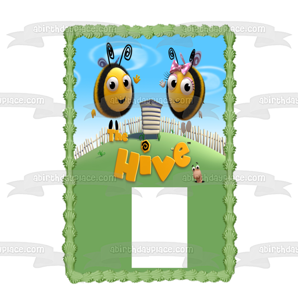 The Hive Buzzbee and Rubee Edible Cake Topper Image Frame ABPID04455