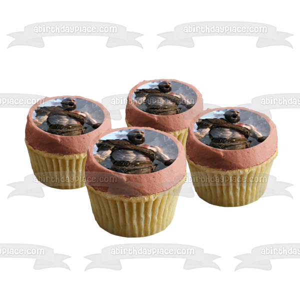 God of War Kratos Video Game Edible Cake Topper Image ABPID00720