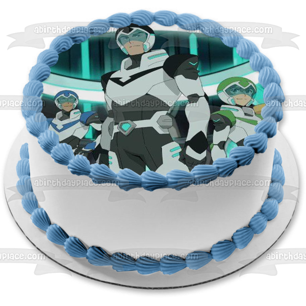 Voltron: Legendary Defender Team Shiro Hunk Lance Keith Pidge Suits Armor Edible Cake Topper Image ABPID52790