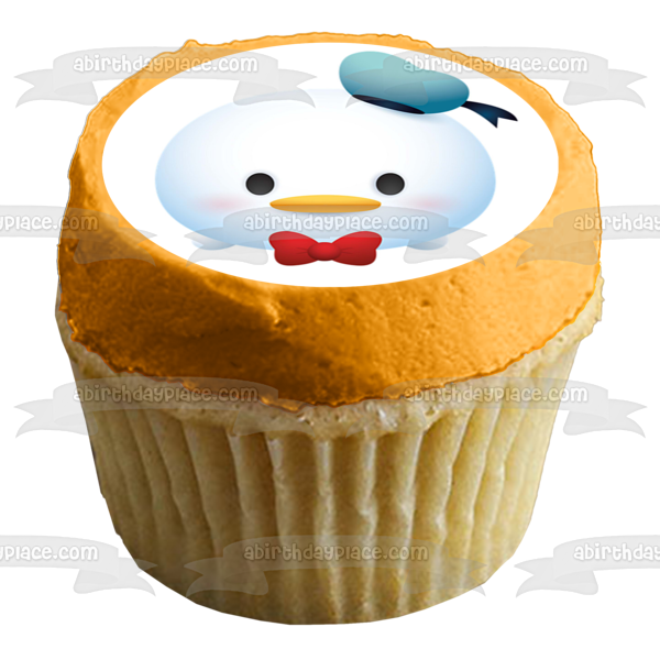 Imagen de decoración comestible para tarta del Pato Donald Tsum Tsum de Disney ABPID15366