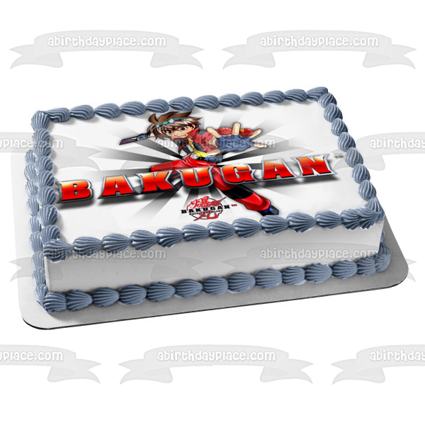 Bakugan Battle Brawlers Dan Kuso Edible Cake Topper Image ABPID27302