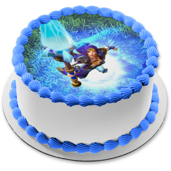 Warcraft 3: Reforged Arthas Menethil Edible Cake Topper Image ABPID51893
