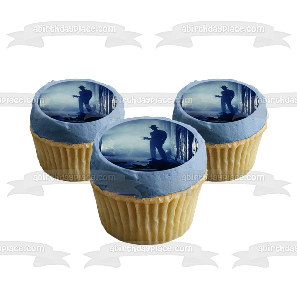 Freddy Kruegar Pesadilla en Elm Street Scary 80s 90s Halloween Película de terror Imagen comestible para tarta ABPID52752