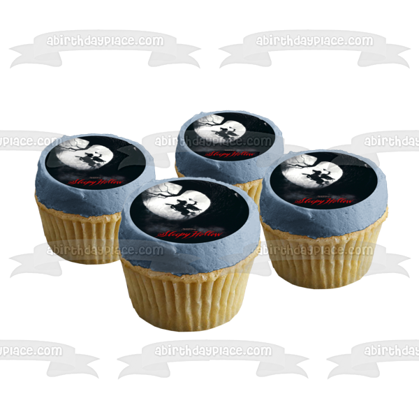 Sleepy Hollow Tim Burton Movie Poster Edible Cake Topper Image ABPID52969
