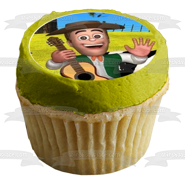 La Granja De Zenon Bartolito Pepe el Loro Edible Cupcake Topper Images ABPID54080