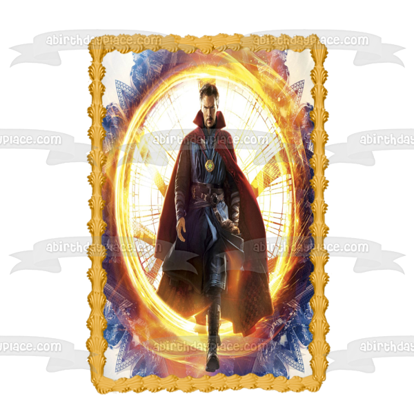 Dr Strange Doctor Stephen Vincent Strange Edible Cake Topper Image ABPID00679