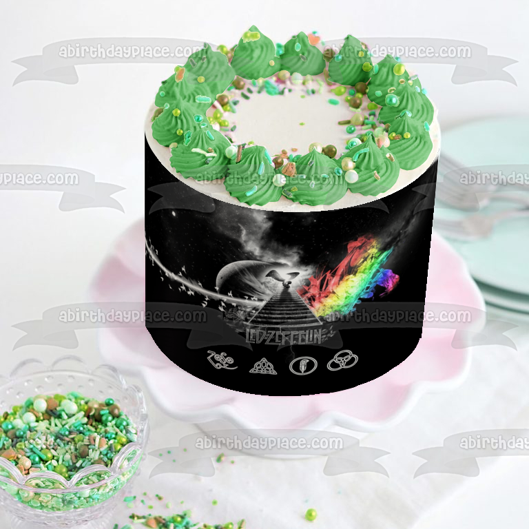 Led Zepplin Stairway to Heaven Edible Cake Topper Image ABPID00697