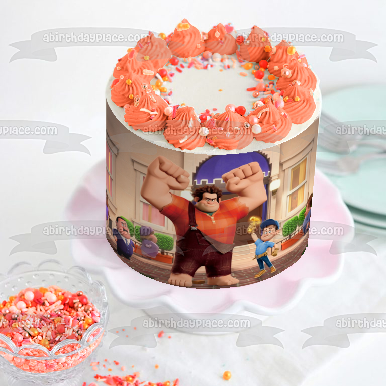 Pixar Wreck-It Ralph Scene Edible Cake Topper Image ABPID00773