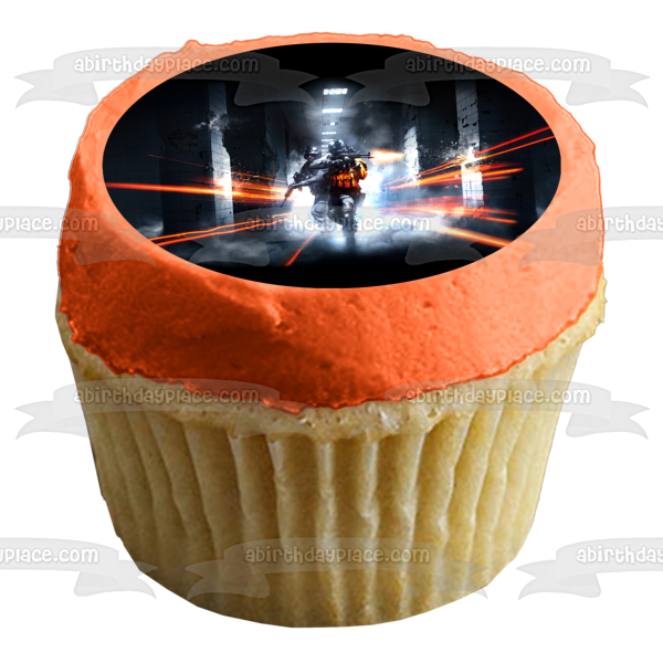 Battlefield 3 Men with Guns Lasers Edible Cake Topper Image ABPID00069