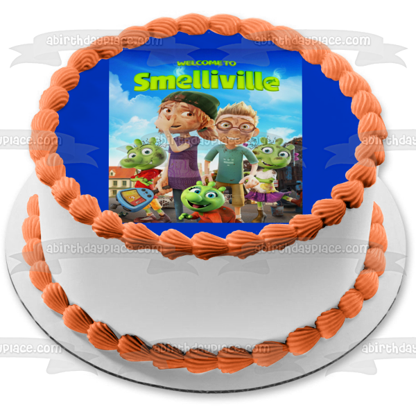 Bienvenido a Smellville Max the Ogglies Imagen comestible para decoración de tarta ABPID54878