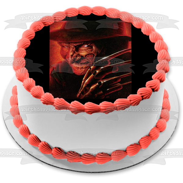 A Nightmare on Elm Street Freddy Kruger Edible Cake Topper Image ABPID55016