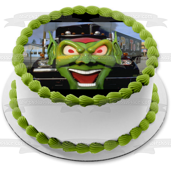 Maximum Overdrive The Happy Toyz Truck Edible Cake Topper Image ABPID54965