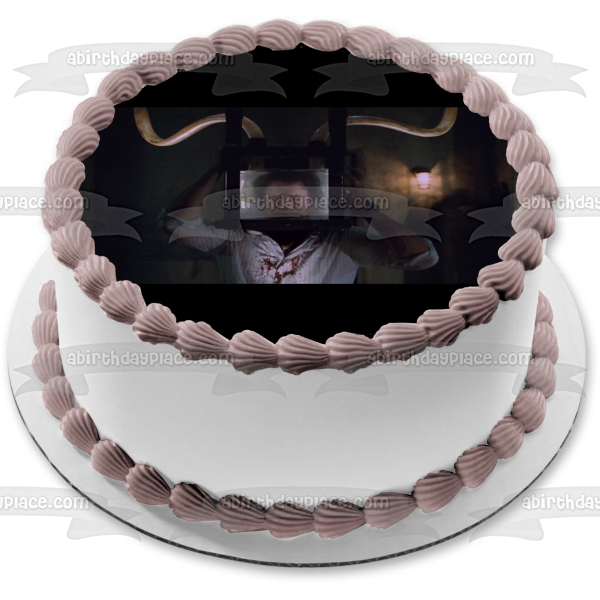 Imagen de decoración comestible para tarta Saw V Mark Hoffman ABPID55059