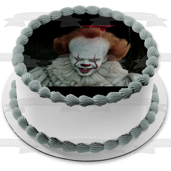 It Pennywise the Clown Edible Cake Topper Image ABPID55002