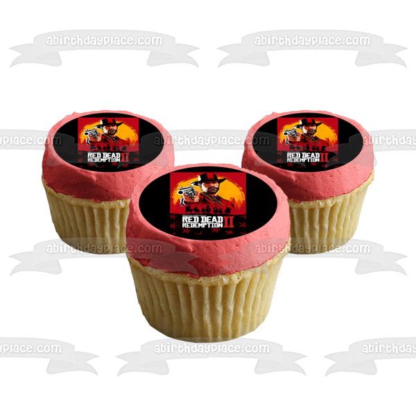Red Dead Redemption 2 Edible Cake Topper Image ABPID00264