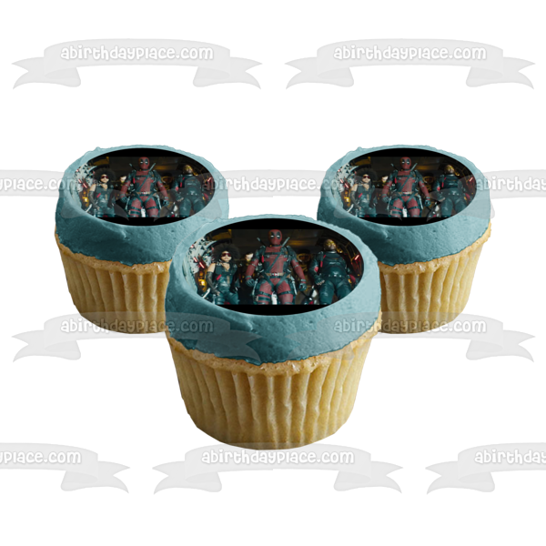 Marvel Deadpool 2 Domino Bedlam Edible Cake Topper Image ABPID00329