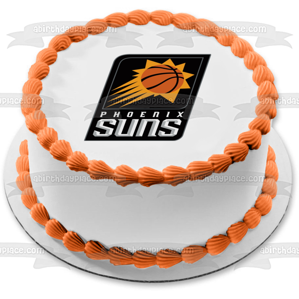 Phoenix Suns 2017 Logo Edible Cake Topper Image ABPID00395