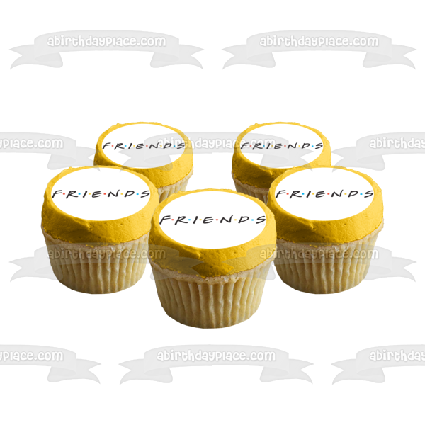 Friends Logo Why Cant We Be Friends Edible Cake Topper Image ABPID00609