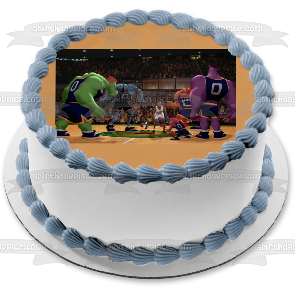 Space Jam Michael Jordan Looney Toons Edible Cake Topper Image ABPID00689