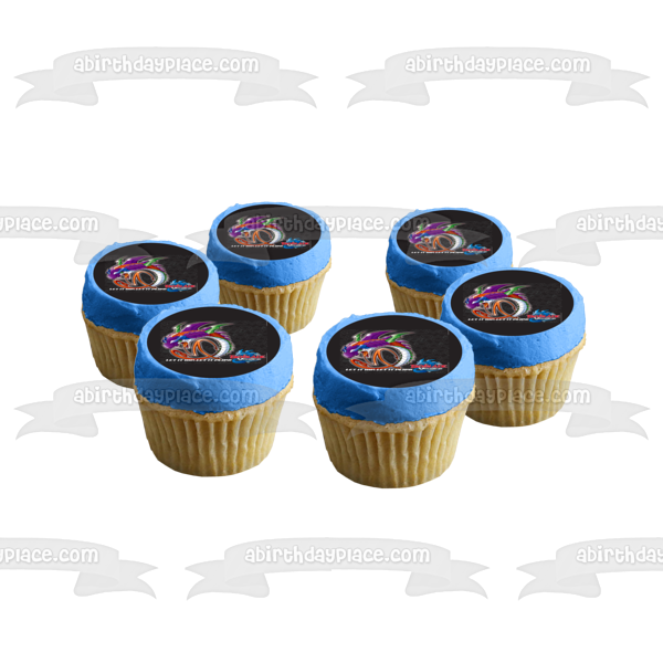 Beyblade V Force Let It Rip Let It Play Cyber Bit Beast Edible Cake Topper Image ABPID01168