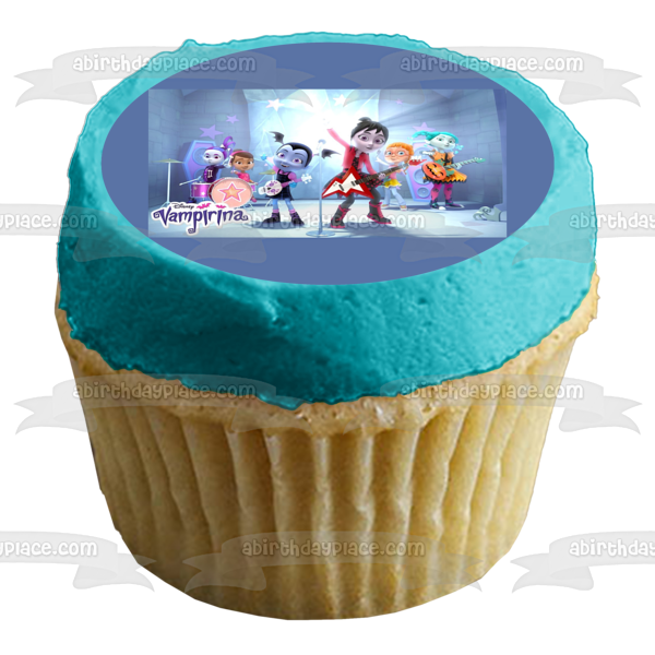 Vampirina Friends Ghoul Girls Rock Band Edible Cake Topper Image ABPID01583