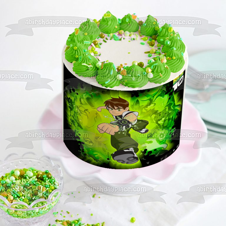 Ben 10 Alien Heros Ben Prime Edible Cake Topper Image ABPID03205