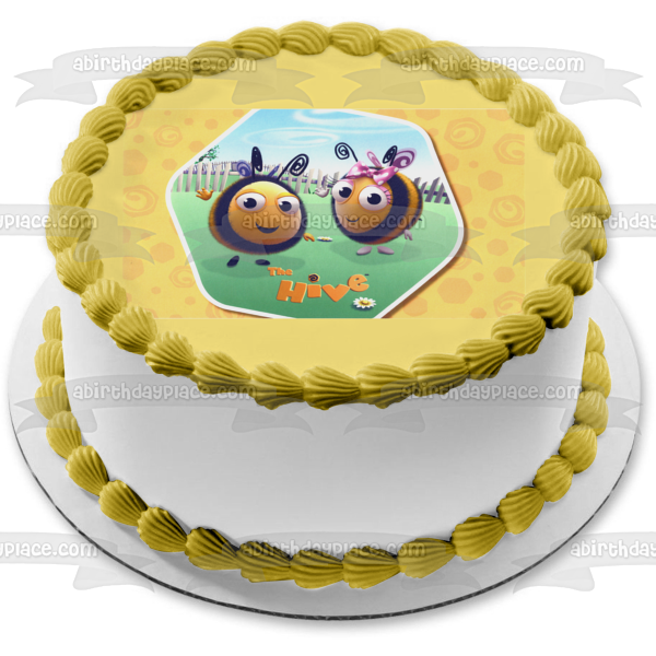 The Hive  Buzzbee and Rubee Edible Cake Topper Image ABPID03287