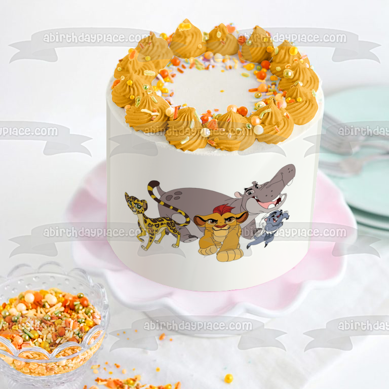 Lion Guard 2 Kion Fuli Bunga and Beshte Edible Cake Topper Image ABPID03823