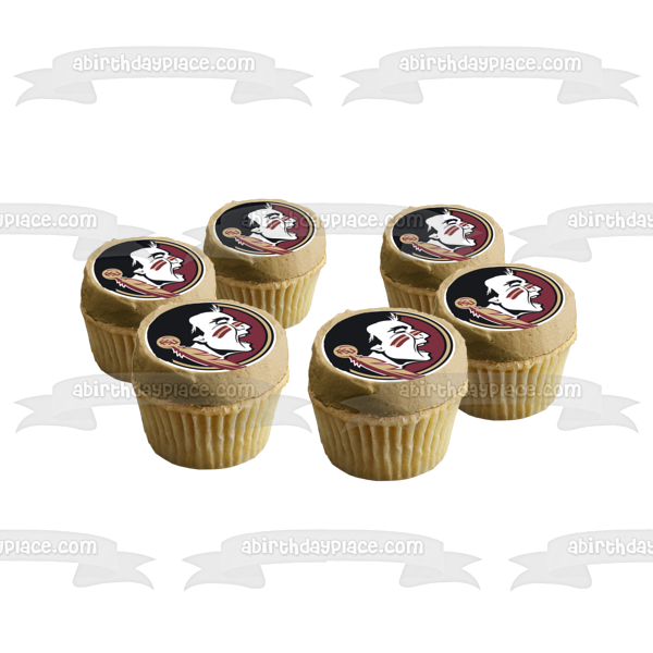 Florida State Seminoles Logo Native American Edible Cake Topper Image ABPID03950