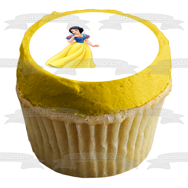 Snow White and the Seven Dwarves Edible Cake Topper Image ABPID04472