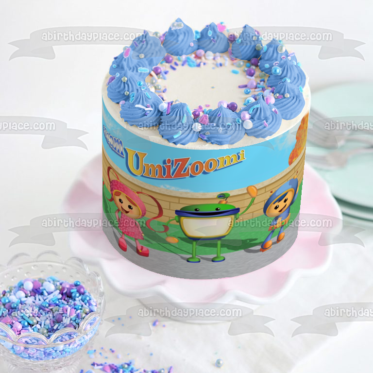 Team Umizoomi Millie Geo and Bot Edible Cake Topper Image ABPID04717