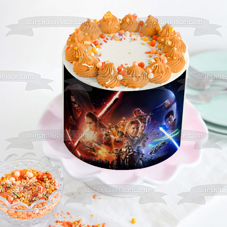 Imagen de decoración comestible para tarta de Star Wars El despertar de la fuerza 2 Han Solo ABPID04767