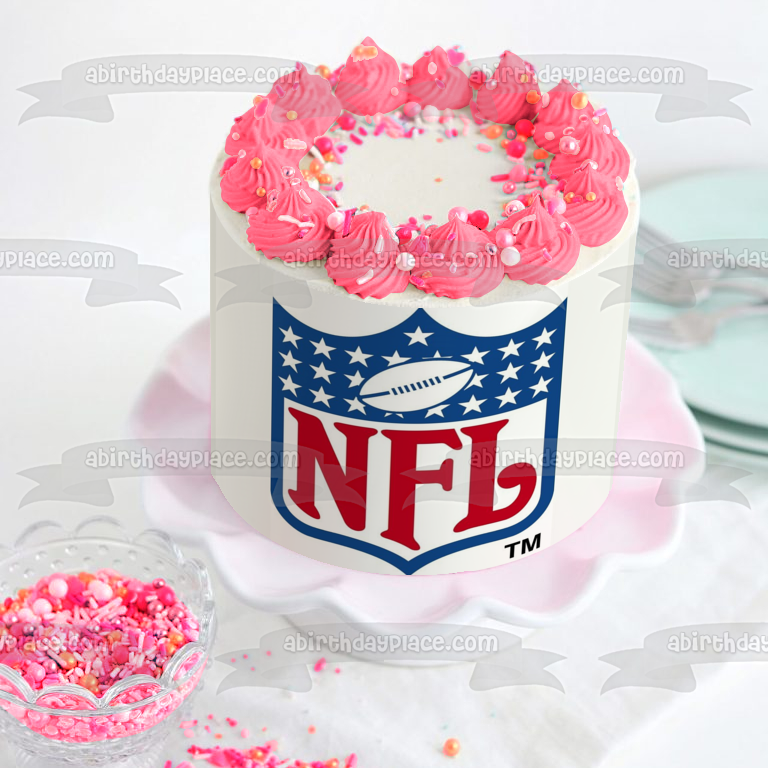 Professional American Football NFL Logo Edible Cake Topper Image ABPID04884