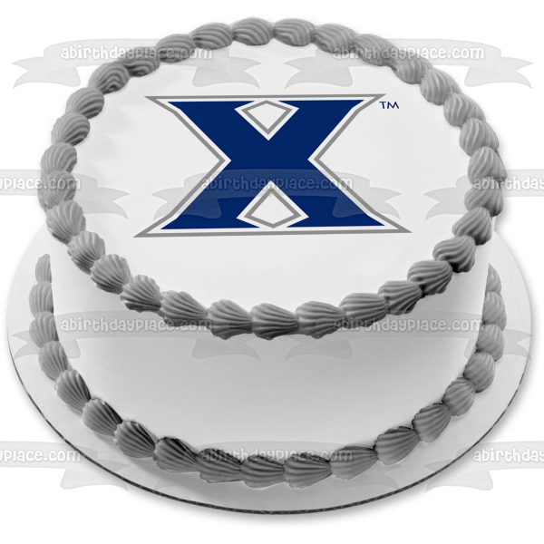 Imagen comestible para decoración de tarta con el logotipo de la Universidad Xaviar de Luisiana ABPID05105