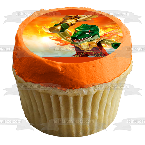 LEGO Legends of Chima Cragger the Crocodile Edible Cake Topper Image ABPID05727