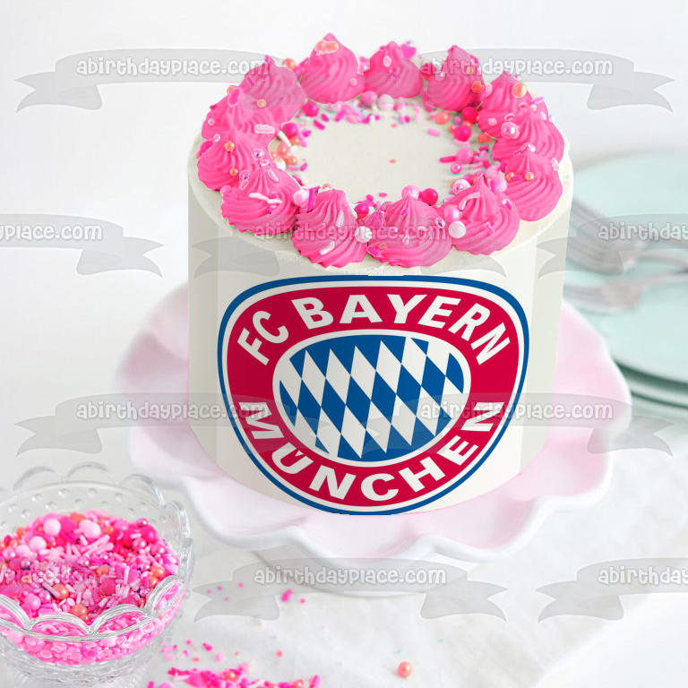 Dream League Bayern Munich Logo Soccer Edible Cake Topper Image ABPID05964