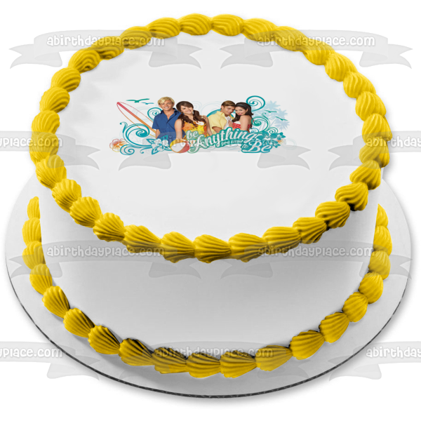 Teen Beach 2 Be Anything You Want to Be Brady McKenzie Tanner and Struts Edible Cake Topper Image ABPID06181