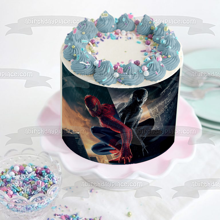 Spider-Man 3 Edible Cake Topper Image ABPID06954