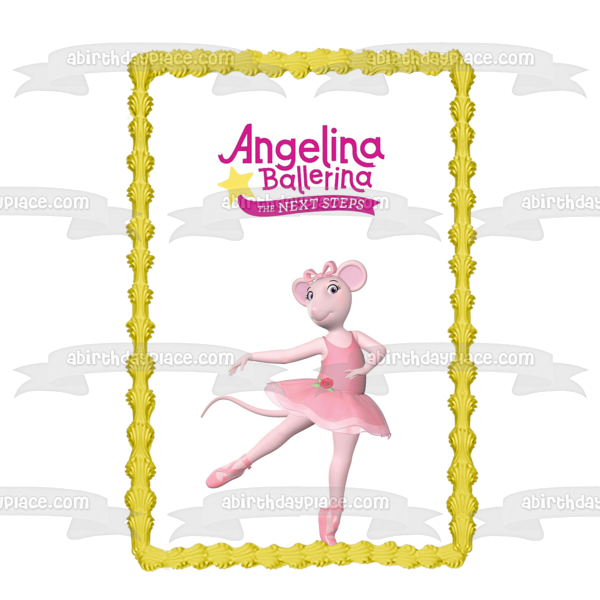 Angelina Ballerina the Next Steps Edible Cake Topper Image ABPID55312