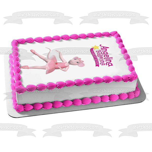 Angelina Ballerina the Next Steps Edible Cake Topper Image ABPID55312