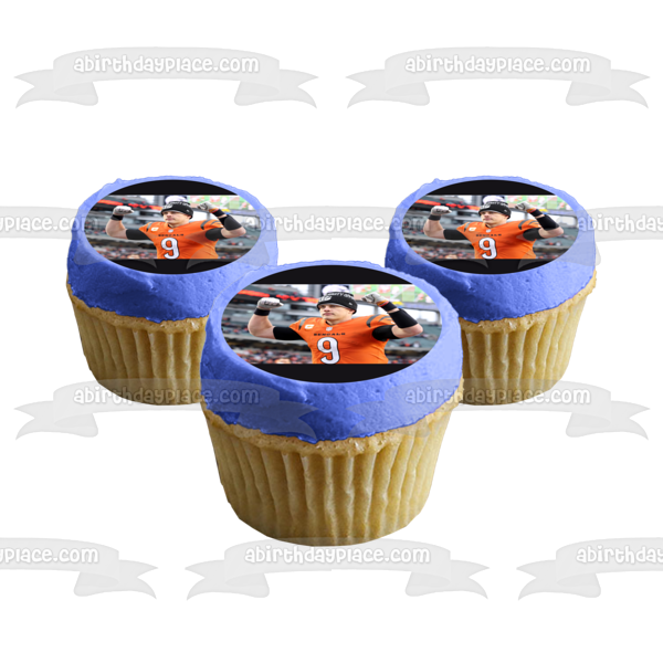 Cincinnati Bengals Quarterback Joe Burrow Edible Cake Topper Image ABPID55404