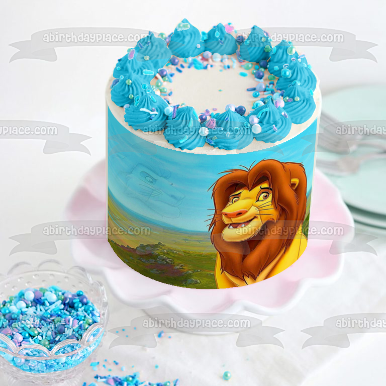 The Lion King Mufasa Edible Cake Topper Image ABPID08000