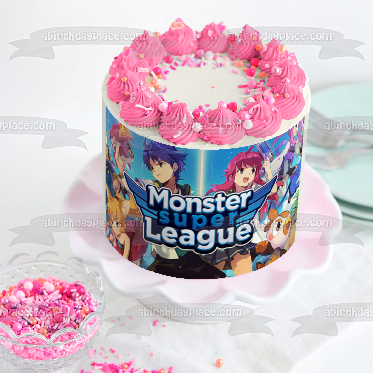 Monster Super League Seira Tina and Birdie Edible Cake Topper Image ABPID08092