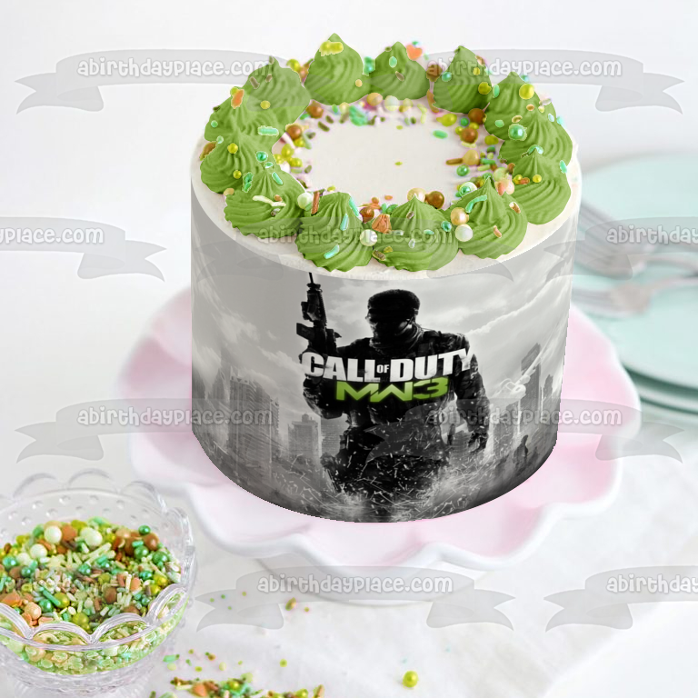 Imagen comestible para decoración de tarta de Call of Duty Modern Warfare 3 ABPID08416