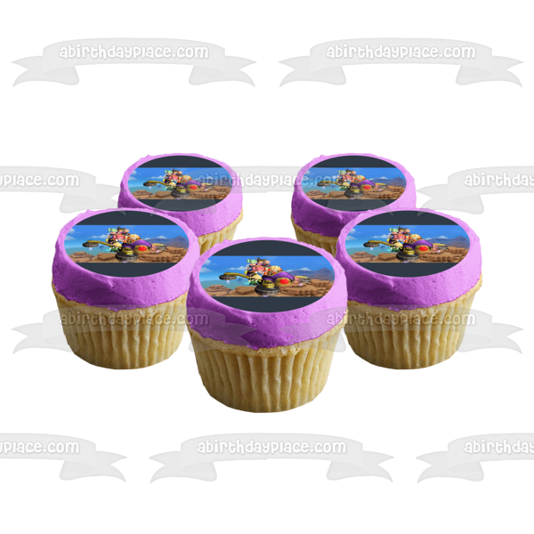 Dragon Quest Builders 2 Brainy Badboon Madusa Atlas Hargon Edible Cake Topper Image ABPID55443