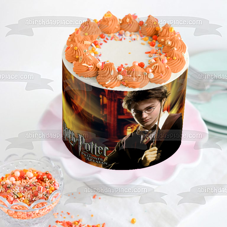 Harry Potter and the Prisoner of Azkarban Edible Cake Topper Image ABPID08465