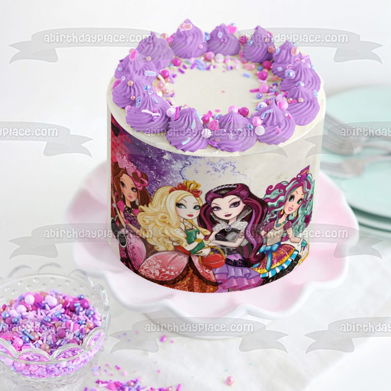 Monster High Clawdeen Wolf Lagoona Blue Draculaura Edible Cake Topper Image ABPID09001